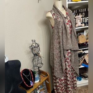 🤎Lulu-B L/XL open cardigan